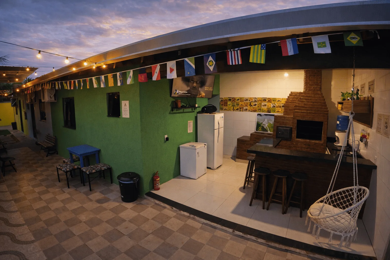 Área gourmet da Villa Kanindé